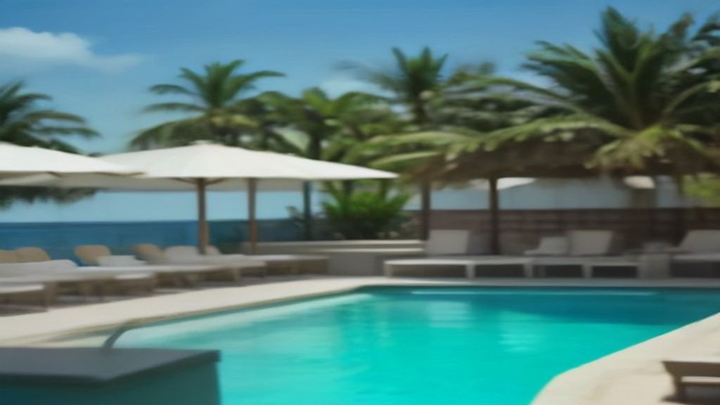 Swim-up pool bar at a Turkish all-inclusive resort